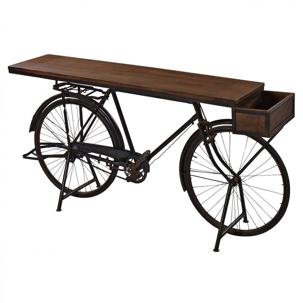 Pedal Bike Bar Console Table American Home Furniture and Mattress