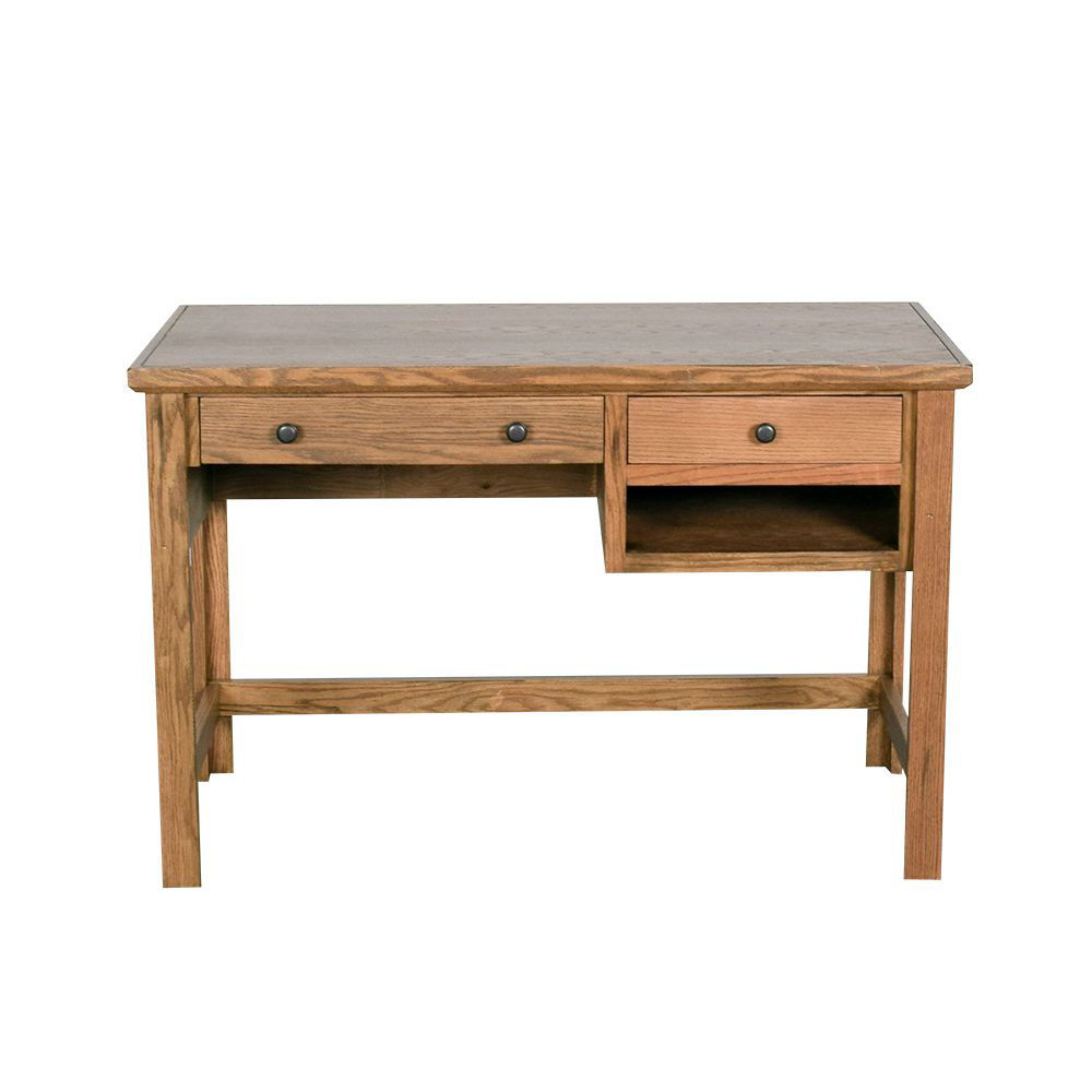 Golden Oak 48" Writing Desk American Home Furniture Store and