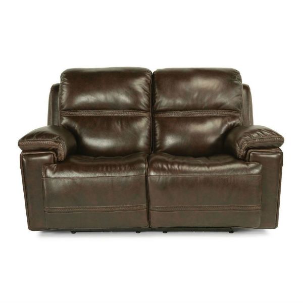 Fenwick Power Reclining Loveseat Dark Brown American Home Furniture