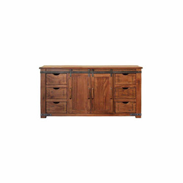 Bryce 70" Console with Barn Door Sliders