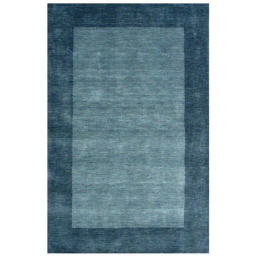 Cerulean Hand-Tufted Transitional Wool Rug