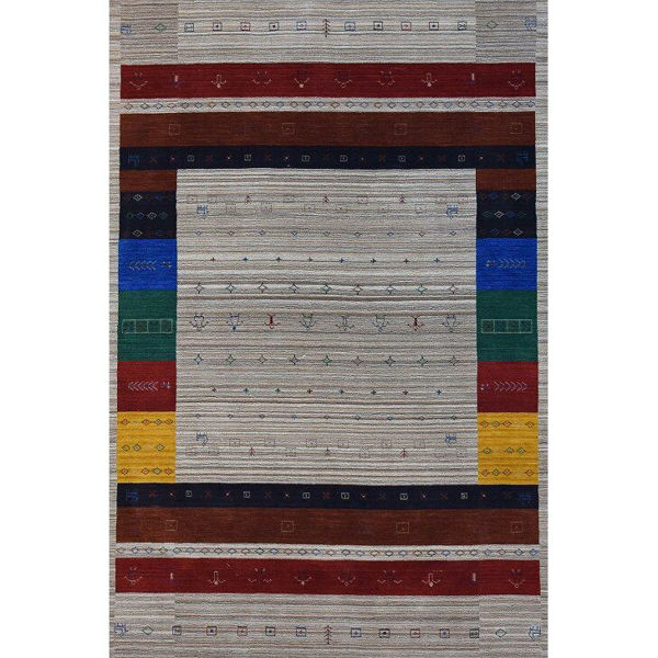 Multi-Colored Hand-Knotted Southwestern Wool Rug | American Home ...