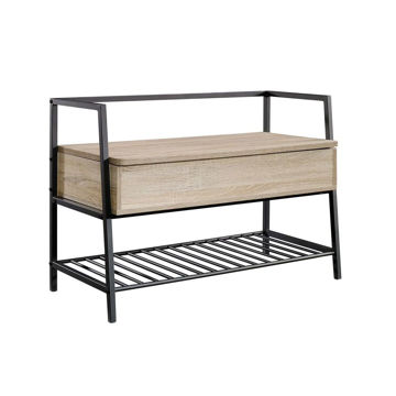 North Avenue Storage Bench - Charter Oak