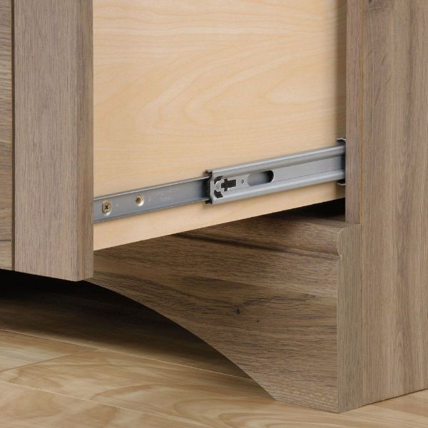 Harbor View Computer Desk With Hutch Salt Oak American Home