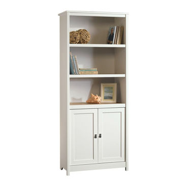 Cottage Road Library With Doors - Soft White - Accessories Not Included