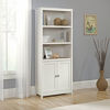 Cottage Road Library With Doors - Soft White - Accessories Not Included - Lifestyle