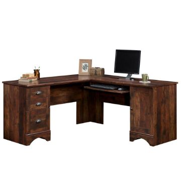 Harbor View Corner Computer Desk - Curado Cherry