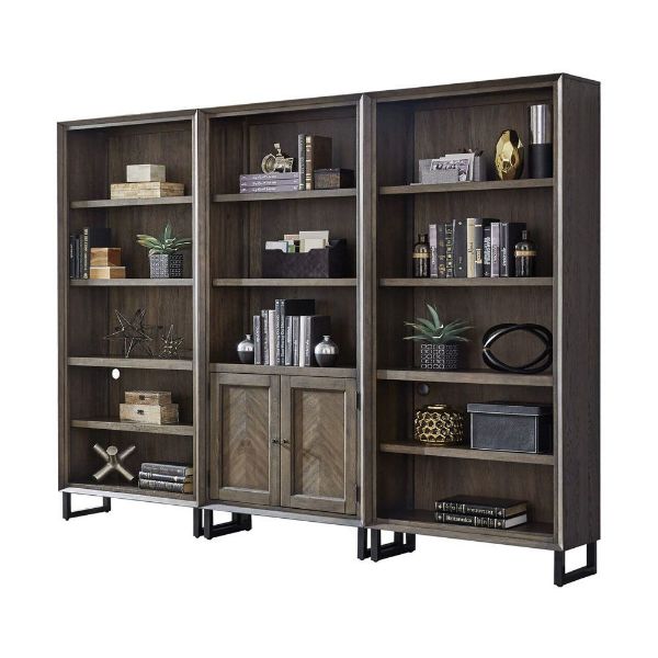 Soho Open Bookcase Fossil American Home Furniture and Mattress