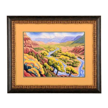 Chama River Towards Abq by Elisabeth (Betsy) Porter