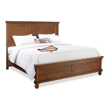 Austin Panel Bed - Whiskey Brown - Queen