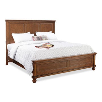 Austin Panel Bed - Whiskey Brown