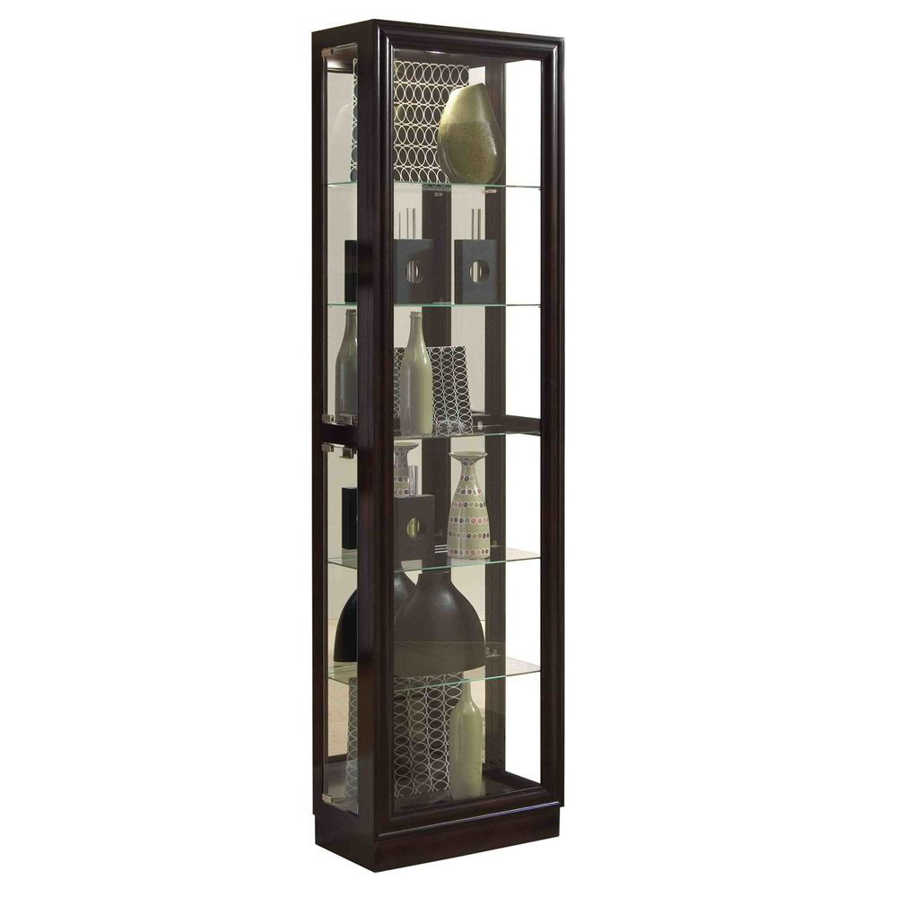 Marcus Cherry Brown Curio Cabinet