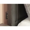 Austin Sleigh Storage Bed - Peppercorn - USB Detail