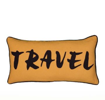 Travel Applique Pillow
