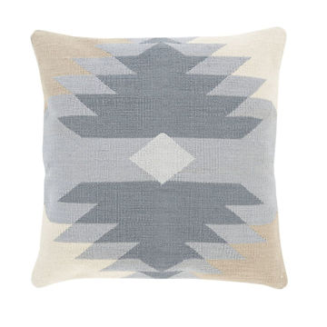 Native American Pattern Pillow - Sky
