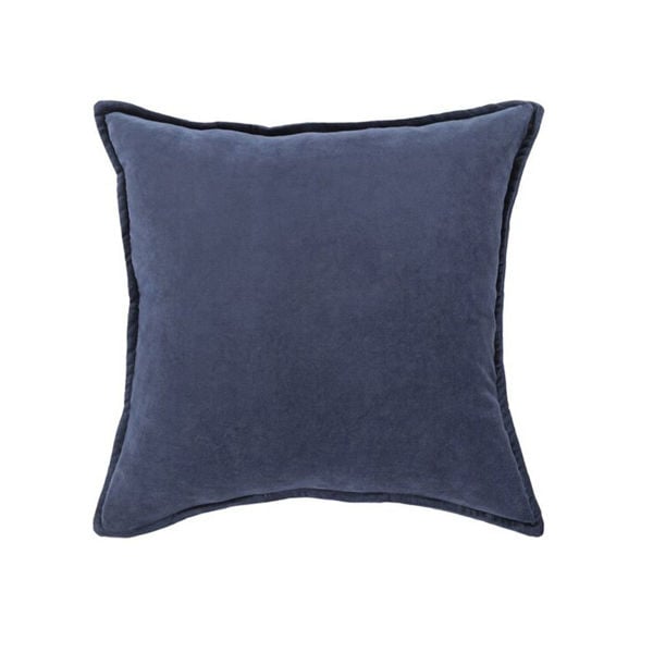 Cotton Velvet Pillow - Navy