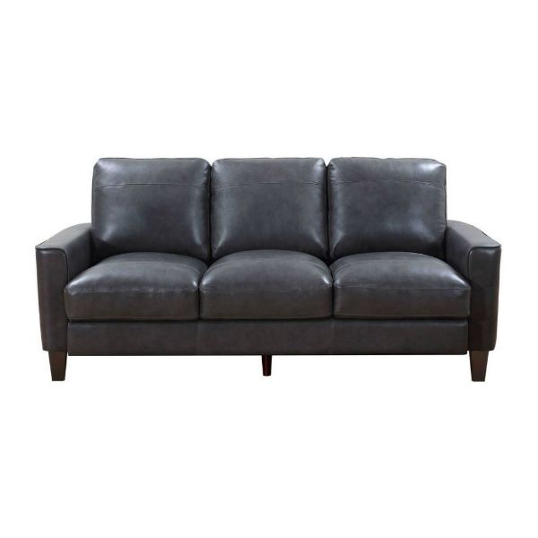Picture of Trieste Leather Sofa - Gray