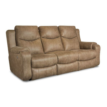 Marvel Power Reclining Sofa - Saddle