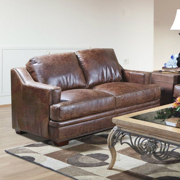 Picture of xxLogan Leather Loveseat