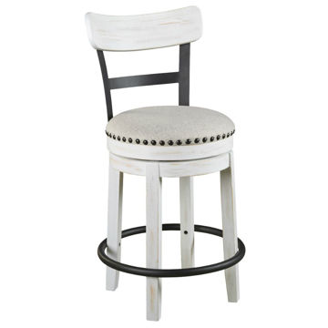 Valebeck 24" Stool - White