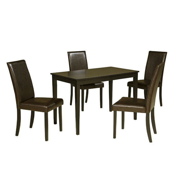 Aspen 5 Piece Dining Set Dark Brown American Home Furniture And Mattress Center Albuquerque Santa Fe Farmington Nm Aspen 5 Piece Dining Set Dark Brown, American Home Furniture Dining Table Set