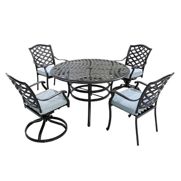 Halsey Round Dining Table American Home Furniture Store and Mattress