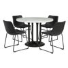 Carrara 5 Piece Dining Set