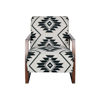 Mansfield Wood Accent Chair - Onyx - Front