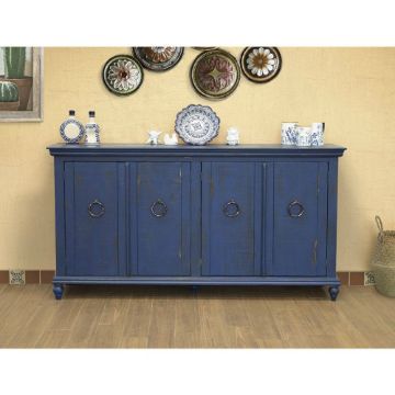 Versailles 4-Door Console - Blue