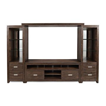 Alta Entertainment Wall w/60" Console - Walnut