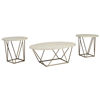 Gracie Cocktail Table & 2 End Tables - Angle