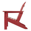 Adirondack Chair - Red - Side