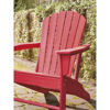 Adirondack Chair - Red - Lifestyle Detail