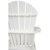 Adirondack Chair - White - Rear Detail