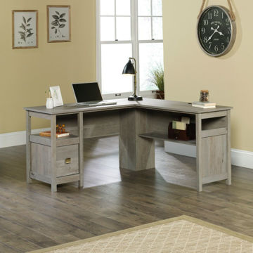 Cannery Bridge L-Desk - Mystic Oak