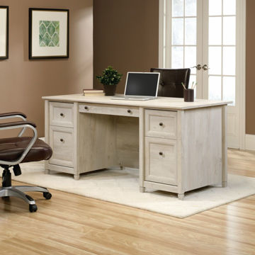 Edge Water Executive Desk - Chestnut