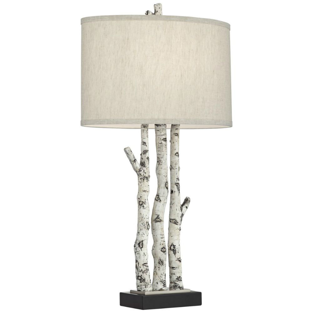 birch tree table lamp