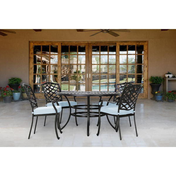 Halsey 5Piece Outdoor Dining American Home Furniture Store and