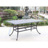 Paseo Outdoor Rectangular Dining Table - Lifestyle