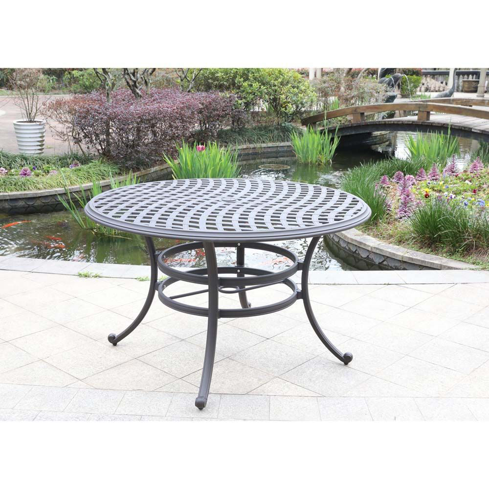 Paseo Outdoor Round Dining Table American Home Furniture Store and