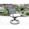 Paseo Outdoor Dining Swivel Chair - Lifestyle