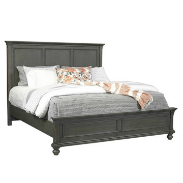Austin Panel Bed - Peppercorn - King