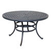 Silver Round Dining Table