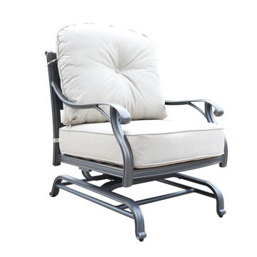Silver Outdoor Motion Club Chair