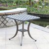 Silver Outdoor End Table - Lifestyle