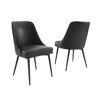 Colfax 5-Piece Dining Set - Black - Chair