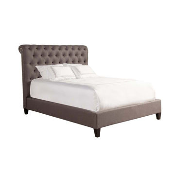 Picture of Cameron Upholstered Bed - Gray - King