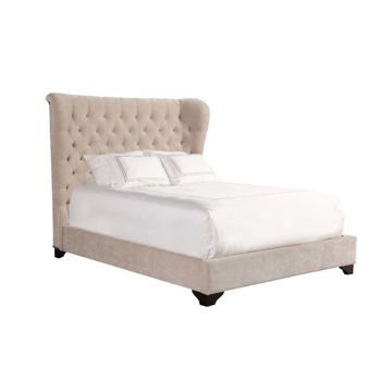 Picture of Chloe Upholstered Bed - Natural - King