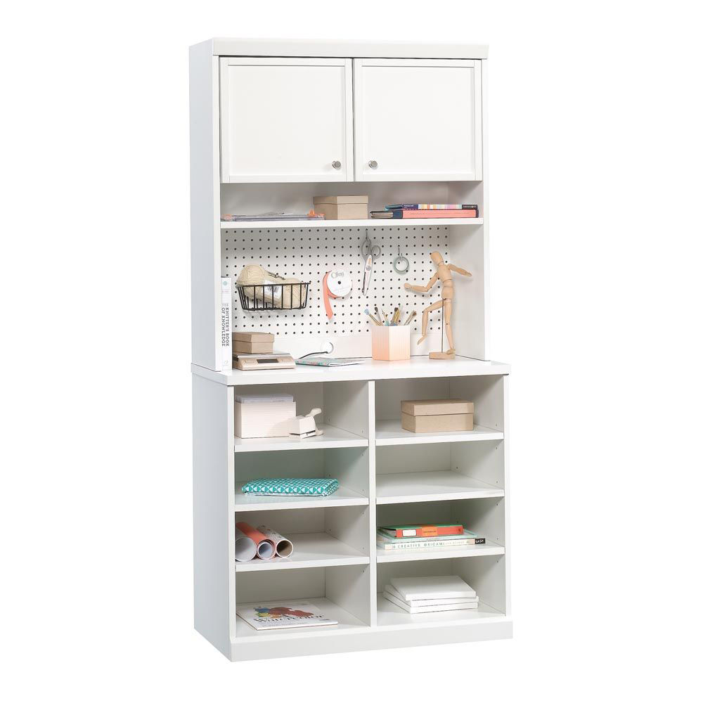 Open Storage Soft White American Home Furniture Store and