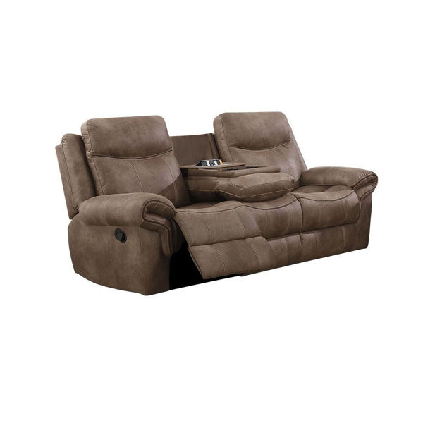 Nashville Reclining Sofa With Drop Down Tray And USB | American Home